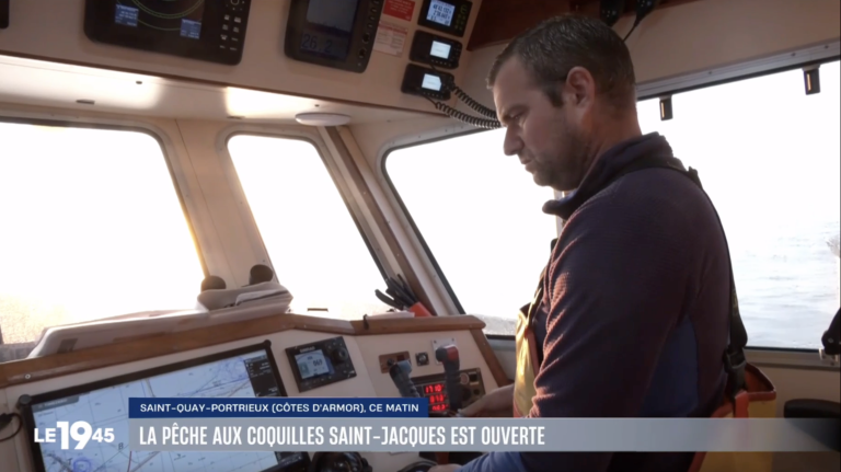 Le KIDOURMOR II au JT de M6 💪🏼 - KIDOURMOR Victor bateau coquilles
